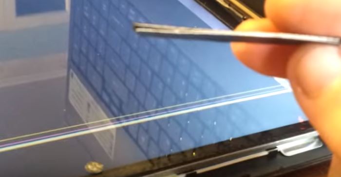 How to fix lines on laptop screen
